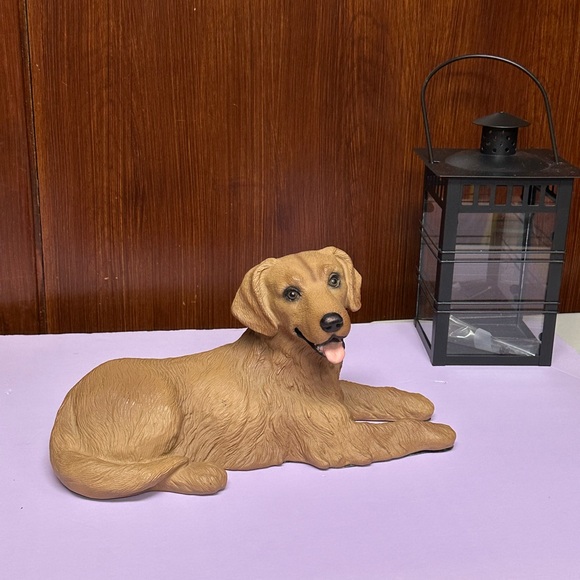 Homco Vintage Golden Retriever Dog Resin Sculpture - Picture 14 of 15